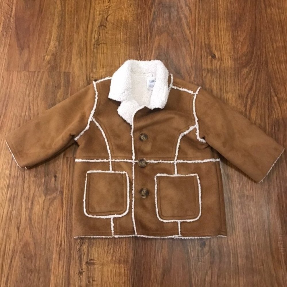 Baby Gap suede sherpa like jacket